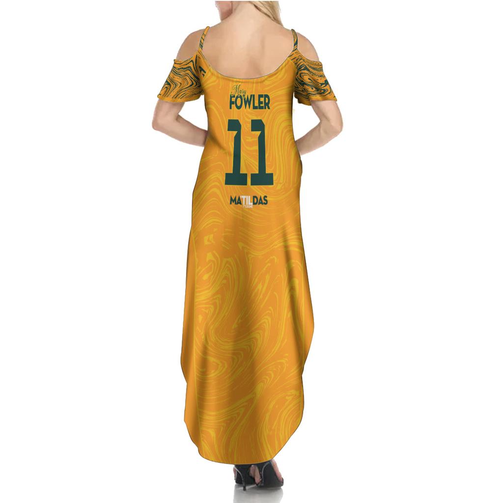 Mary Fowler Australian Matildas Family Matching Summer Maxi Dress and Hawaiian Shirt