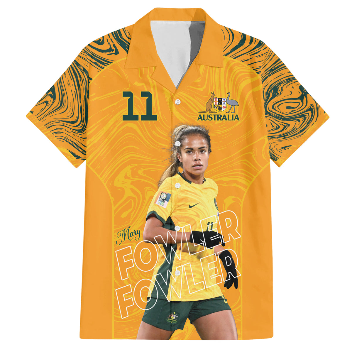 Mary Fowler Australian Matildas Hawaiian Shirt