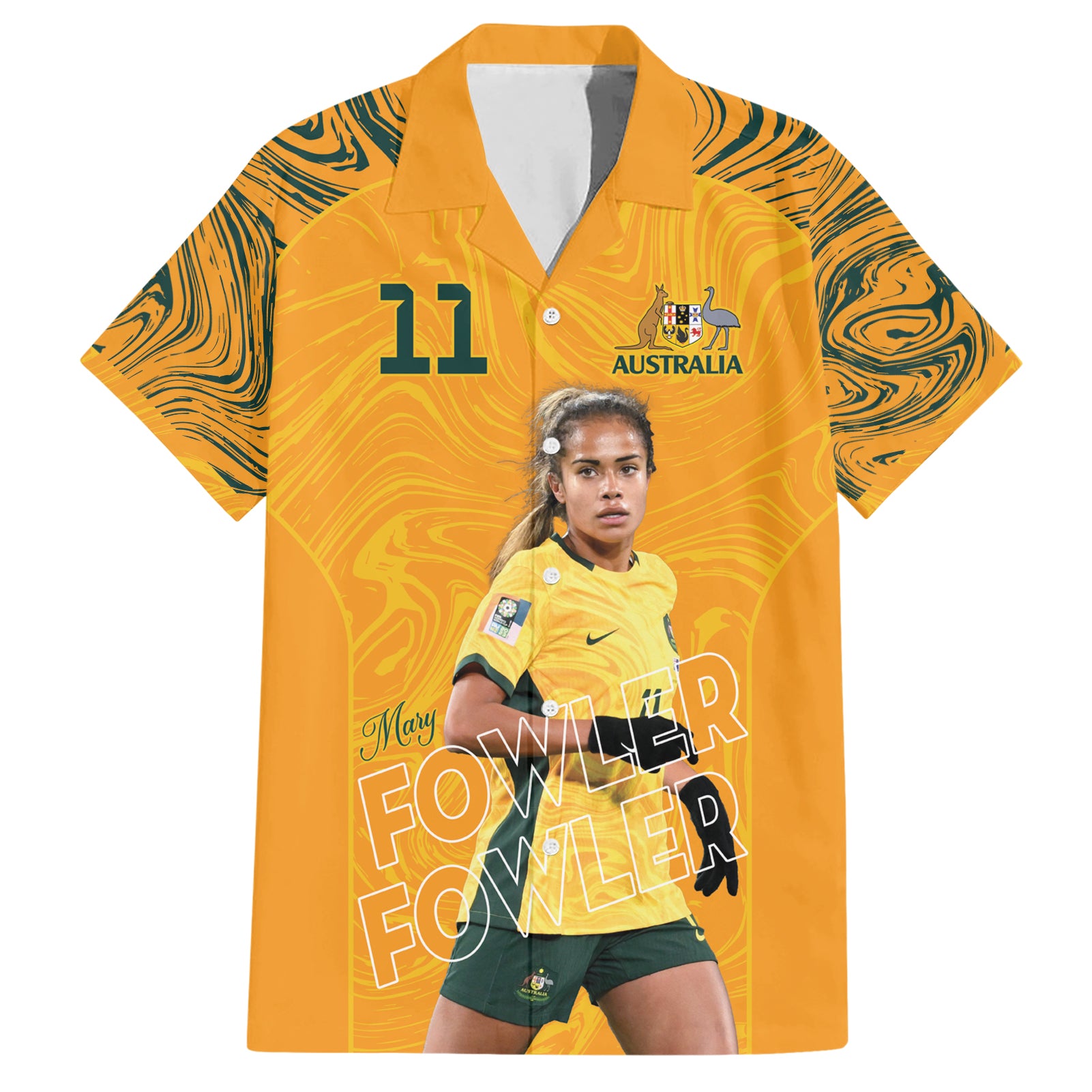 Mary Fowler Australian Matildas Hawaiian Shirt