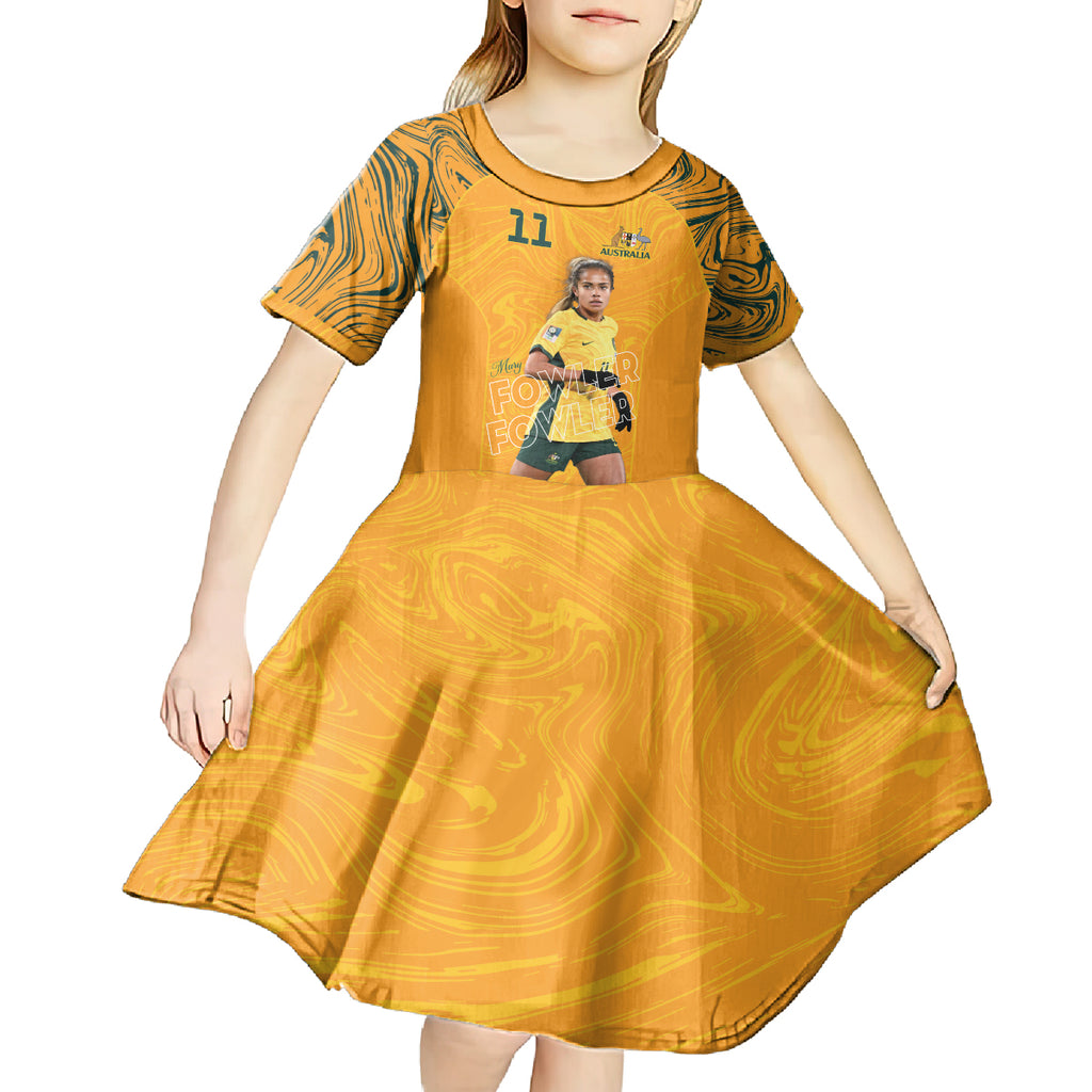 Mary Fowler Australian Matildas Kid Short Sleeve Dress