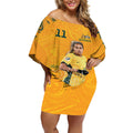 Mary Fowler Australian Matildas Off Shoulder Short Dress