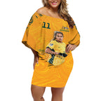 Mary Fowler Australian Matildas Off Shoulder Short Dress