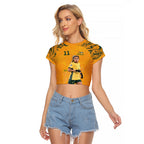 Mary Fowler Australian Matildas Raglan Cropped T Shirt