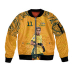 Mary Fowler Australian Matildas Sleeve Zip Bomber Jacket