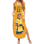 Mary Fowler Australian Matildas Summer Maxi Dress