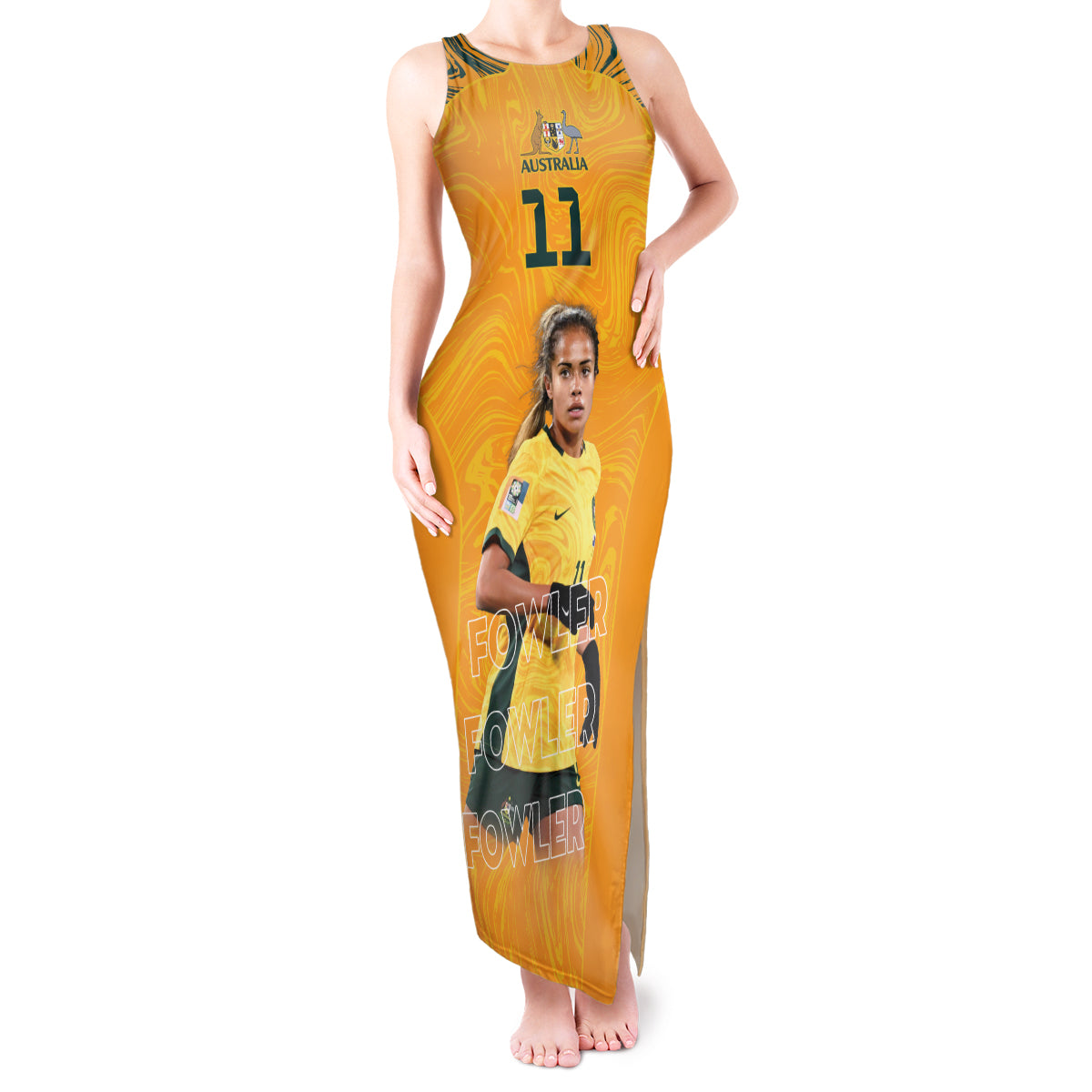 Mary Fowler Australian Matildas Tank Maxi Dress
