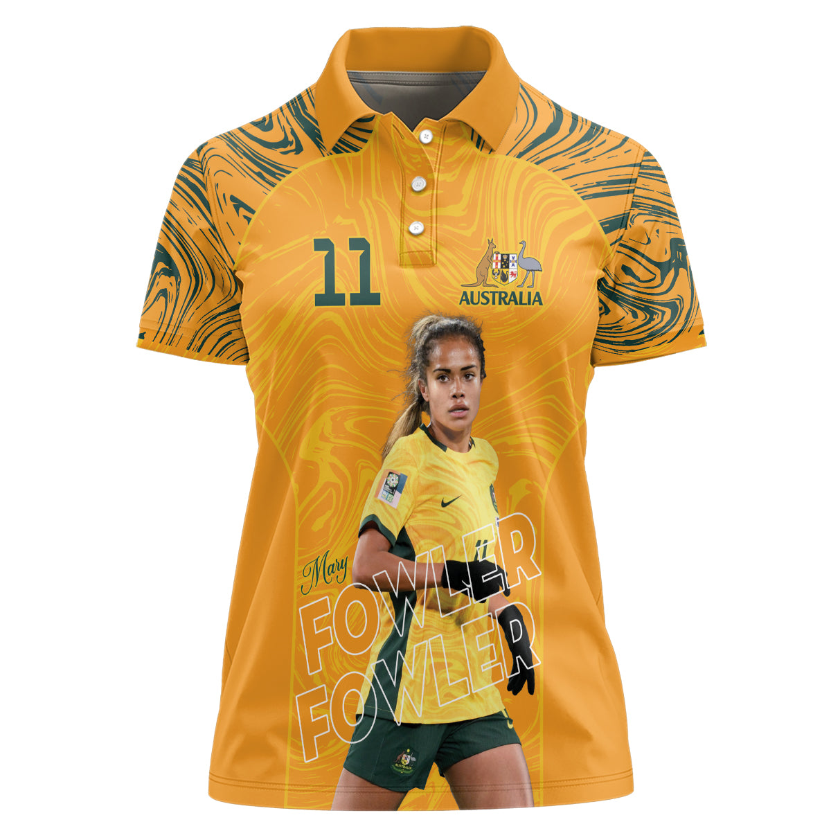 Mary Fowler Australian Matildas Women Polo Shirt