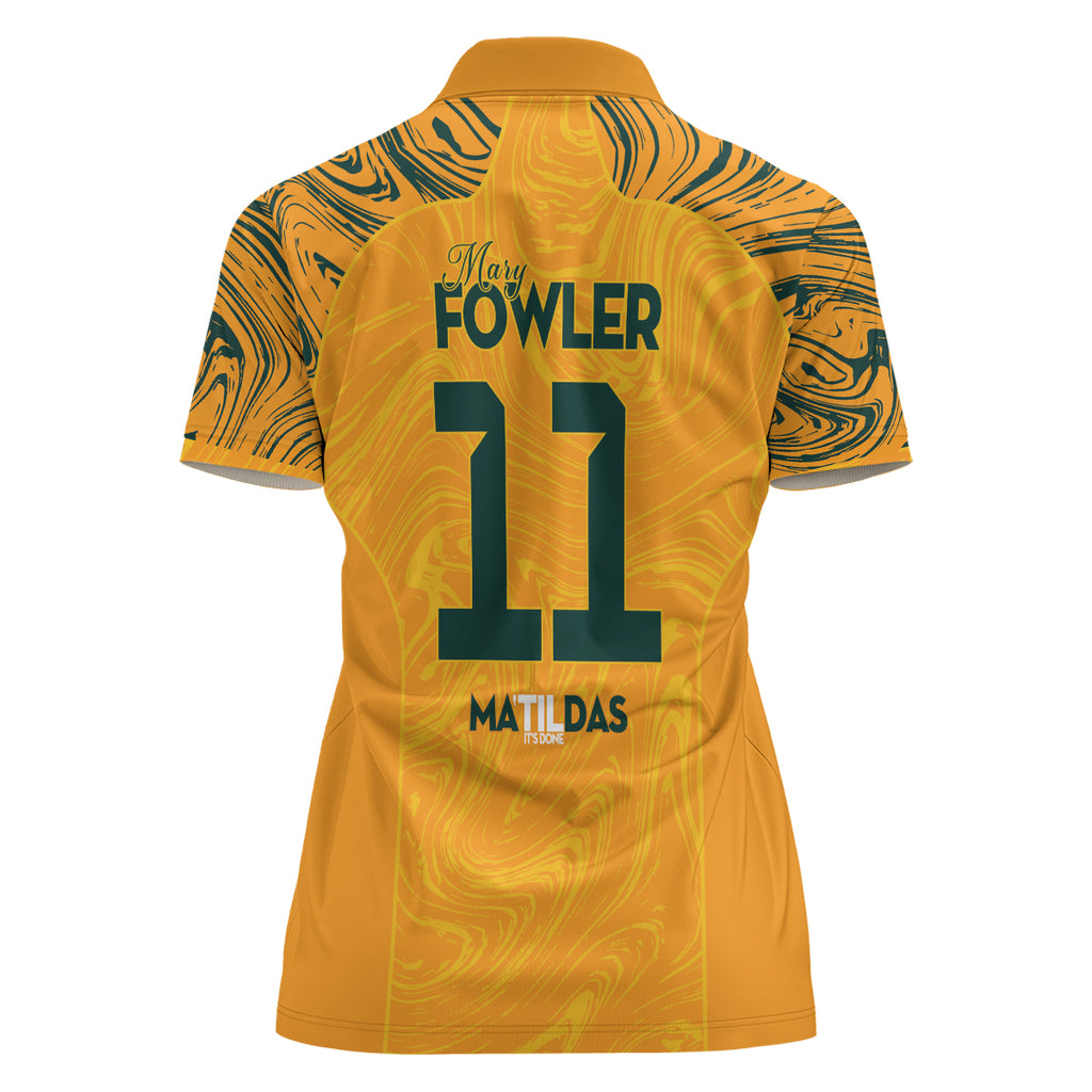 Mary Fowler Australian Matildas Women Polo Shirt