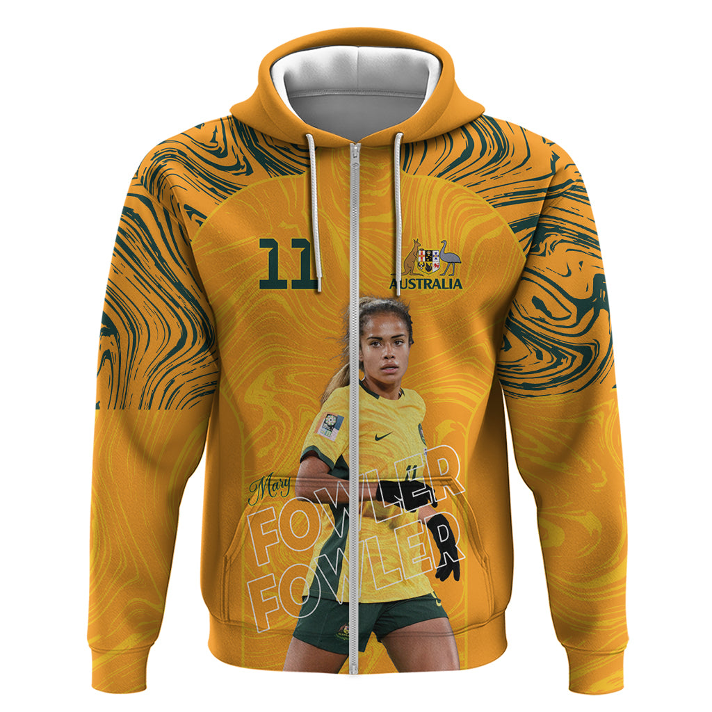 Mary Fowler Australian Matildas Zip Hoodie