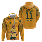 Mary Fowler Australian Matildas Zip Hoodie