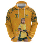 Mary Fowler Australian Matildas Zip Hoodie