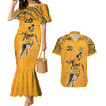 Sam Kerr Australia Matildas Couples Matching Mermaid Dress and Hawaiian Shirt