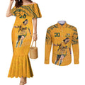 Sam Kerr Australia Matildas Couples Matching Mermaid Dress and Long Sleeve Button Shirt