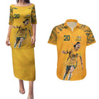 Sam Kerr Australia Matildas Couples Matching Puletasi and Hawaiian Shirt