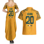Sam Kerr Australia Matildas Couples Matching Summer Maxi Dress and Hawaiian Shirt