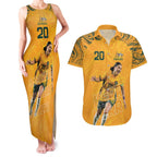 Sam Kerr Australia Matildas Couples Matching Tank Maxi Dress and Hawaiian Shirt