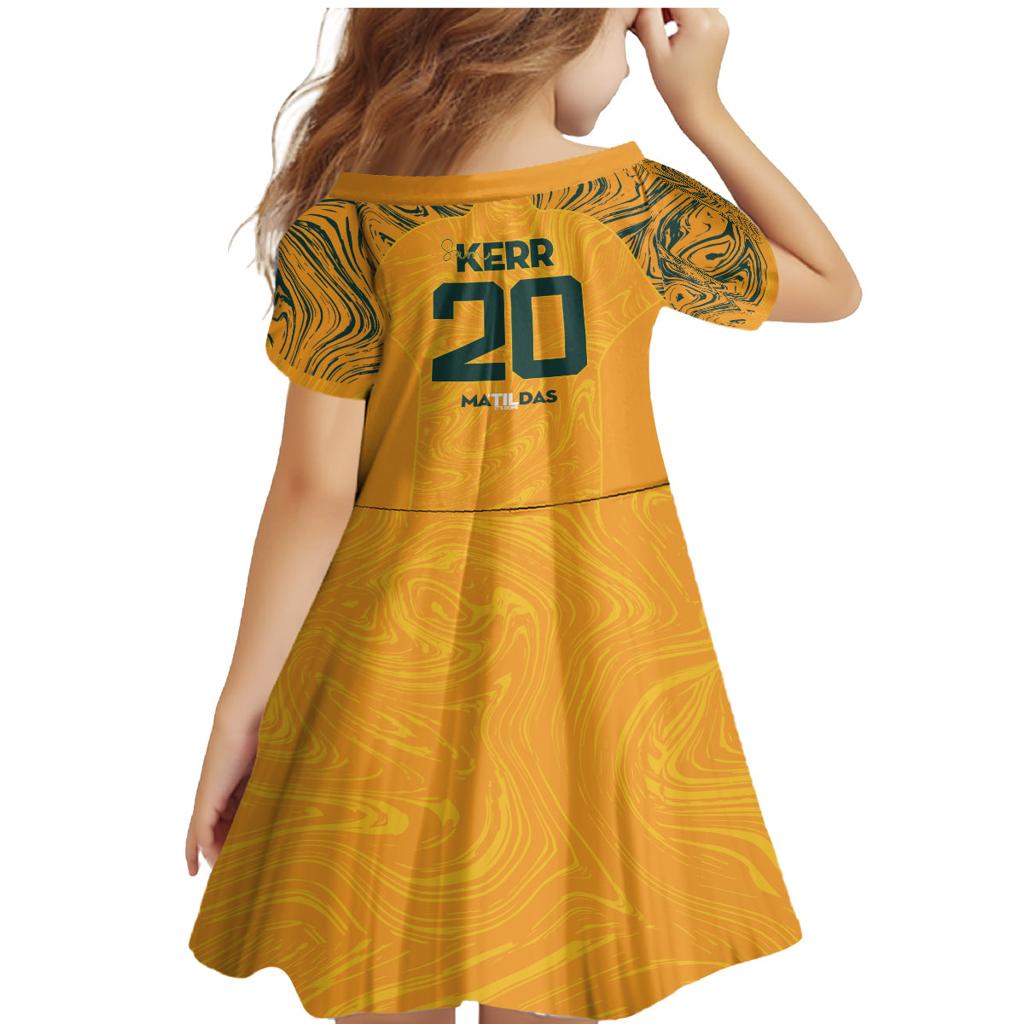 Sam Kerr Australia Matildas Family Matching Mermaid Dress and Hawaiian Shirt