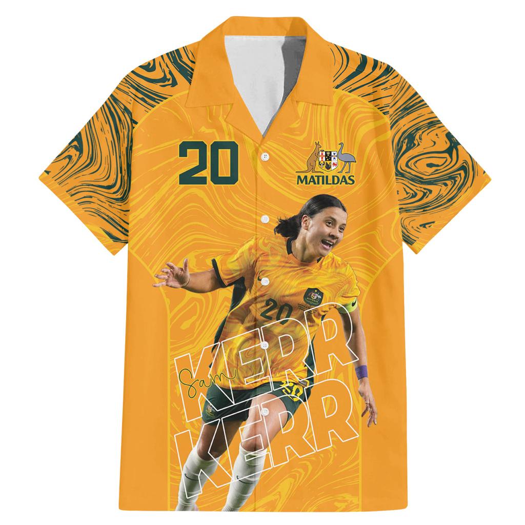 Sam Kerr Australia Matildas Family Matching Mermaid Dress and Hawaiian Shirt