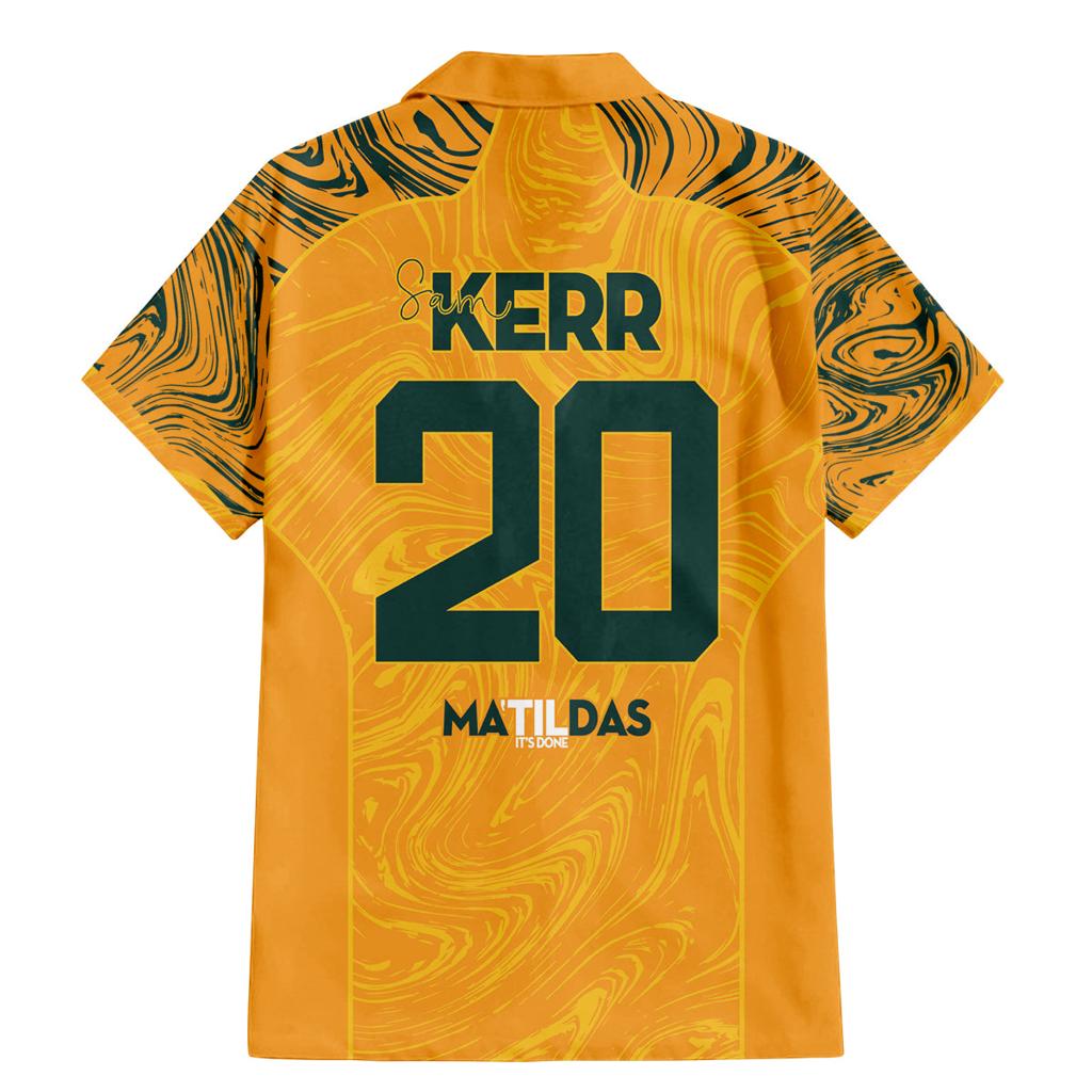 Sam Kerr Australia Matildas Family Matching Mermaid Dress and Hawaiian Shirt