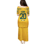Sam Kerr Australia Matildas Family Matching Puletasi and Hawaiian Shirt