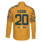 Sam Kerr Australia Matildas Family Matching Short Sleeve Bodycon Dress and Hawaiian Shirt