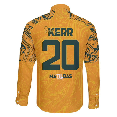 Sam Kerr Australia Matildas Family Matching Short Sleeve Bodycon Dress and Hawaiian Shirt