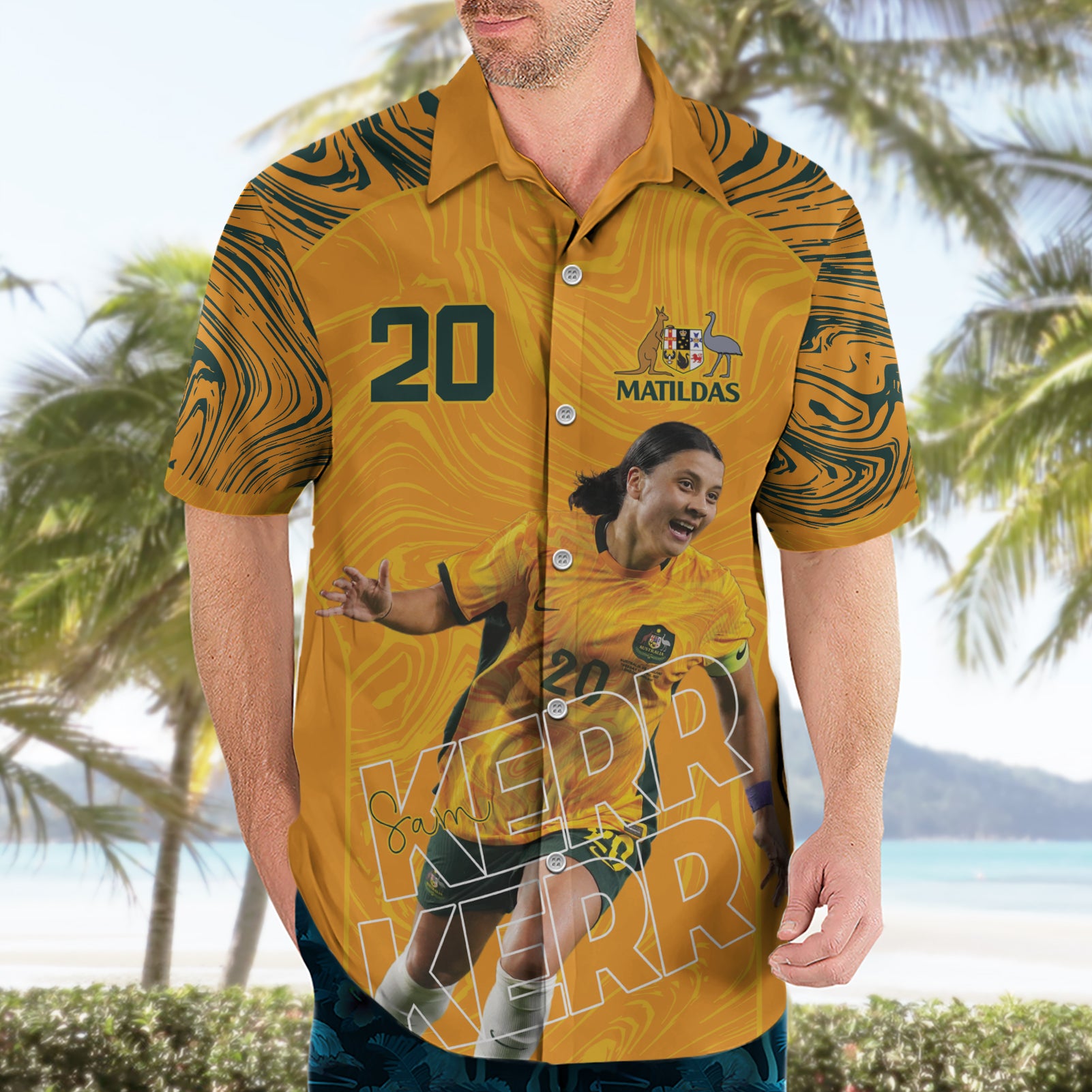 Sam Kerr Australia Matildas Hawaiian Shirt