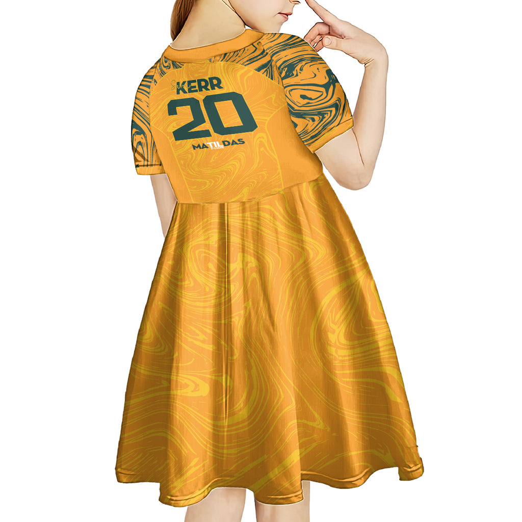 Sam Kerr Australia Matildas Kid Short Sleeve Dress