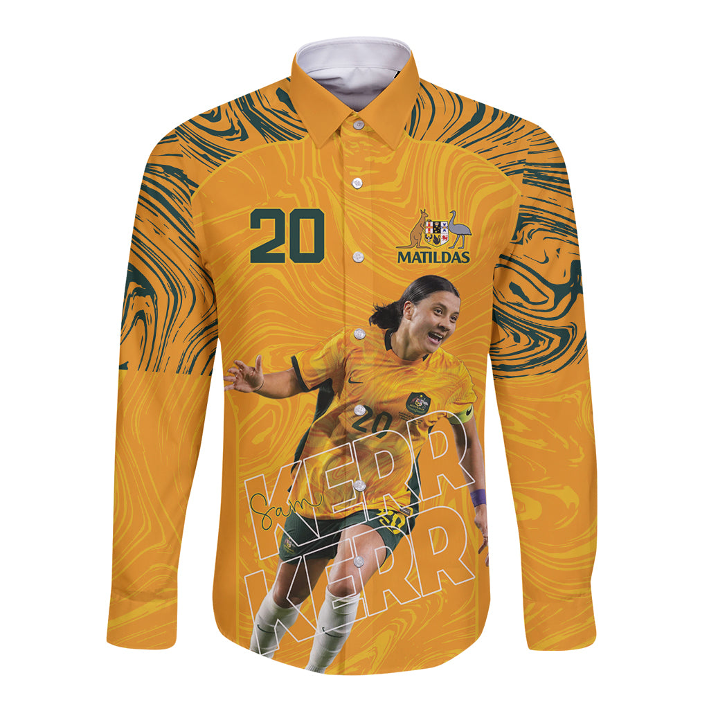 Sam Kerr Australia Matildas Long Sleeve Button Shirt