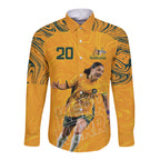 Sam Kerr Australia Matildas Long Sleeve Button Shirt