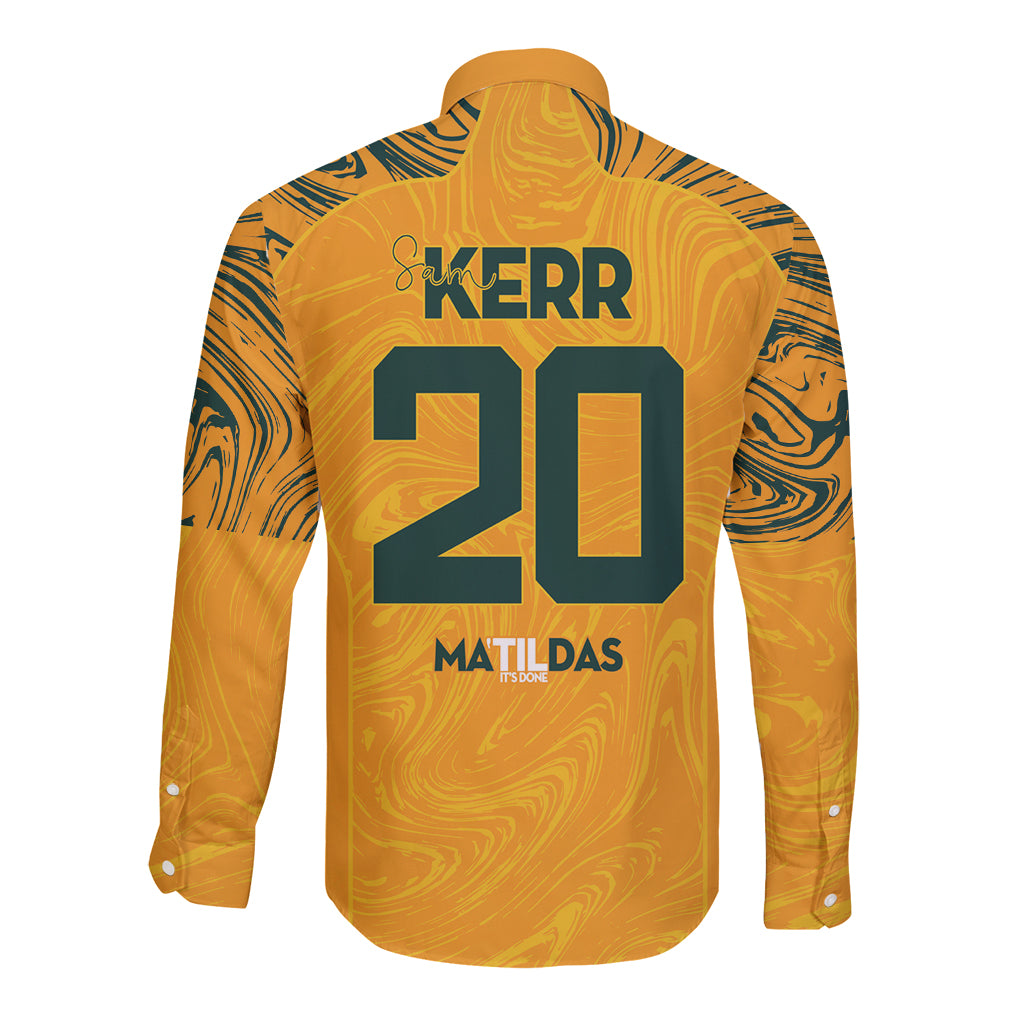 Sam Kerr Australia Matildas Long Sleeve Button Shirt