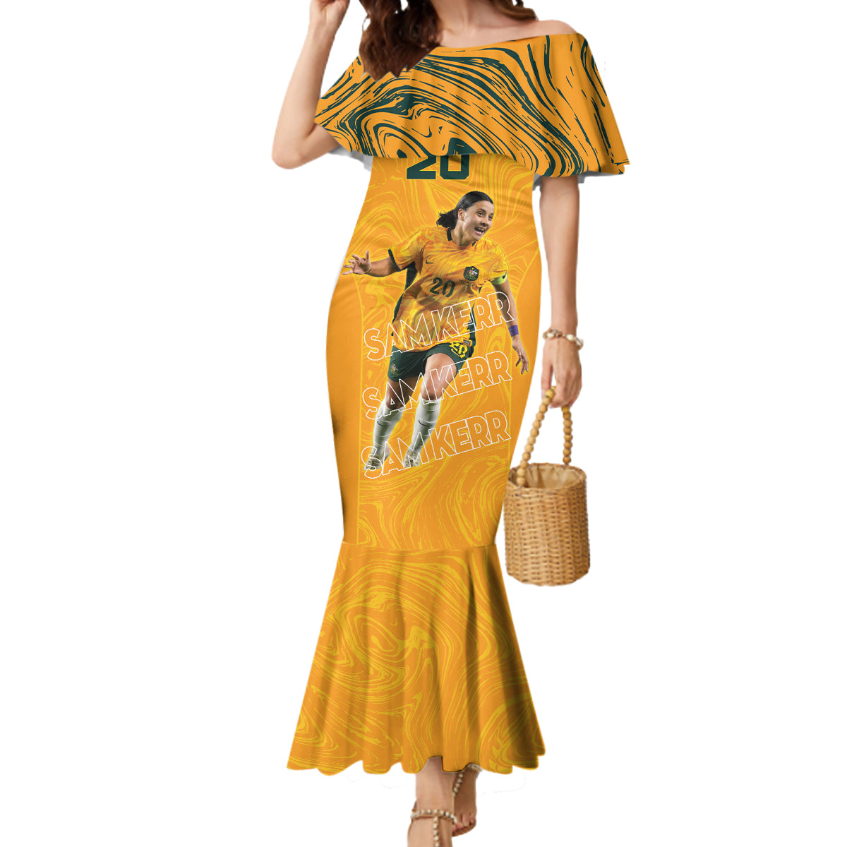 Sam Kerr Australia Matildas Mermaid Dress