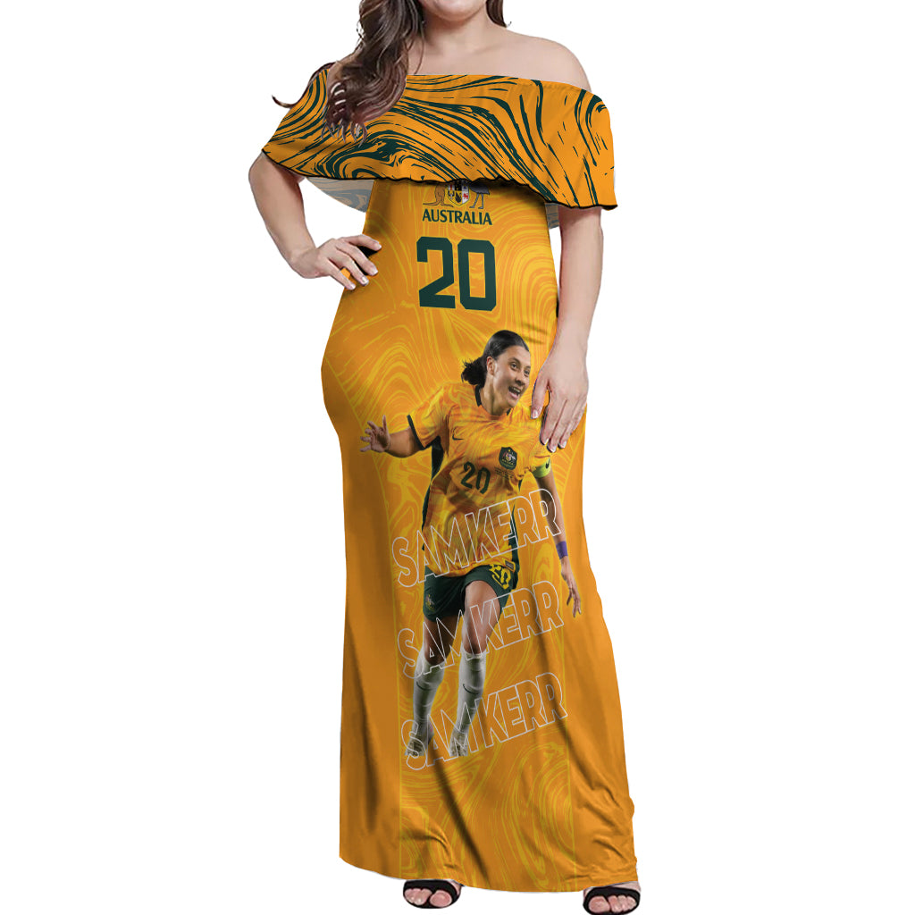 Sam Kerr Australia Matildas Off Shoulder Maxi Dress