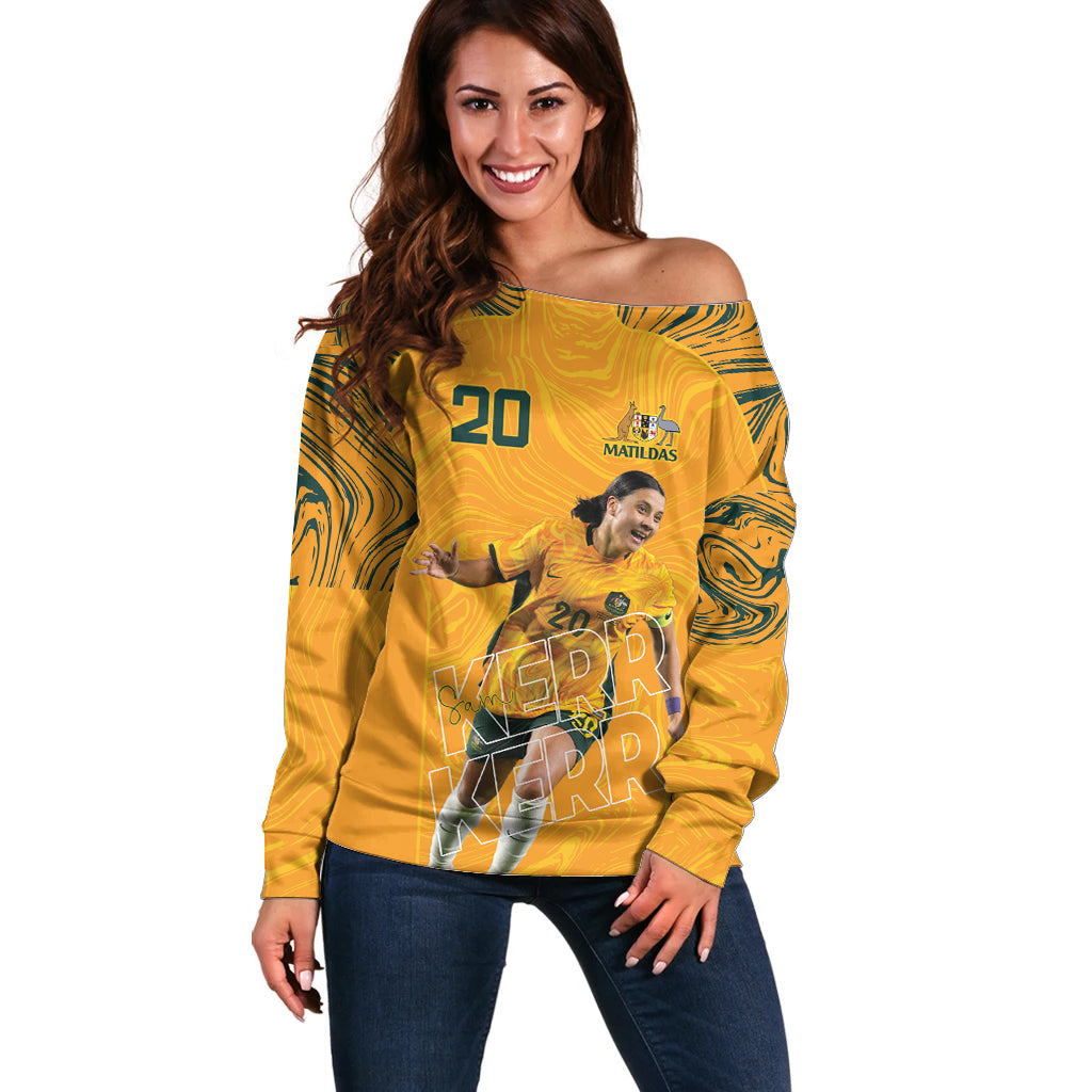 Sam Kerr Australia Matildas Off Shoulder Sweater