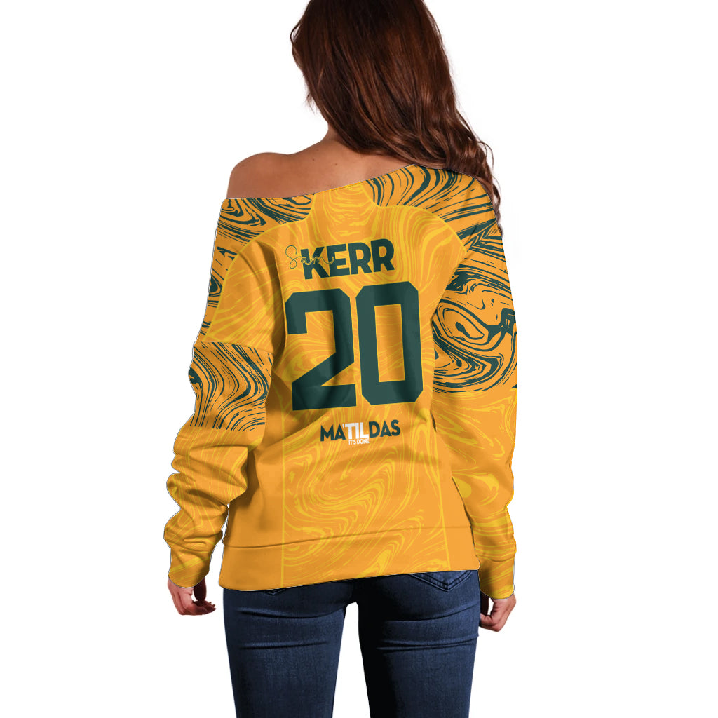 Sam Kerr Australia Matildas Off Shoulder Sweater