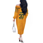 Sam Kerr Australia Matildas Off The Shoulder Long Sleeve Dress