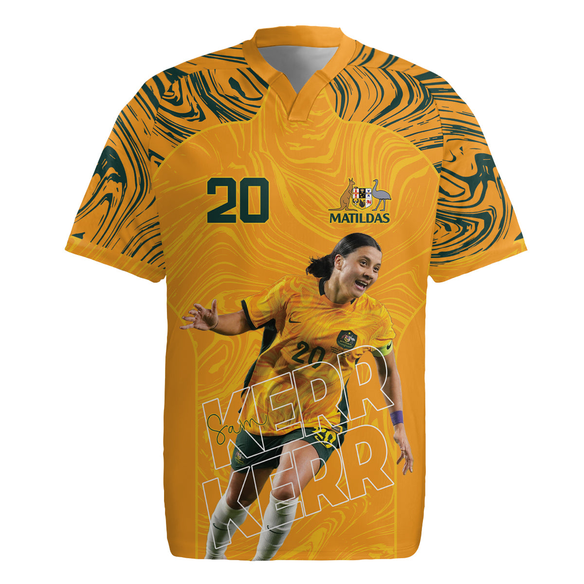 Sam Kerr Australia Matildas Rugby Jersey
