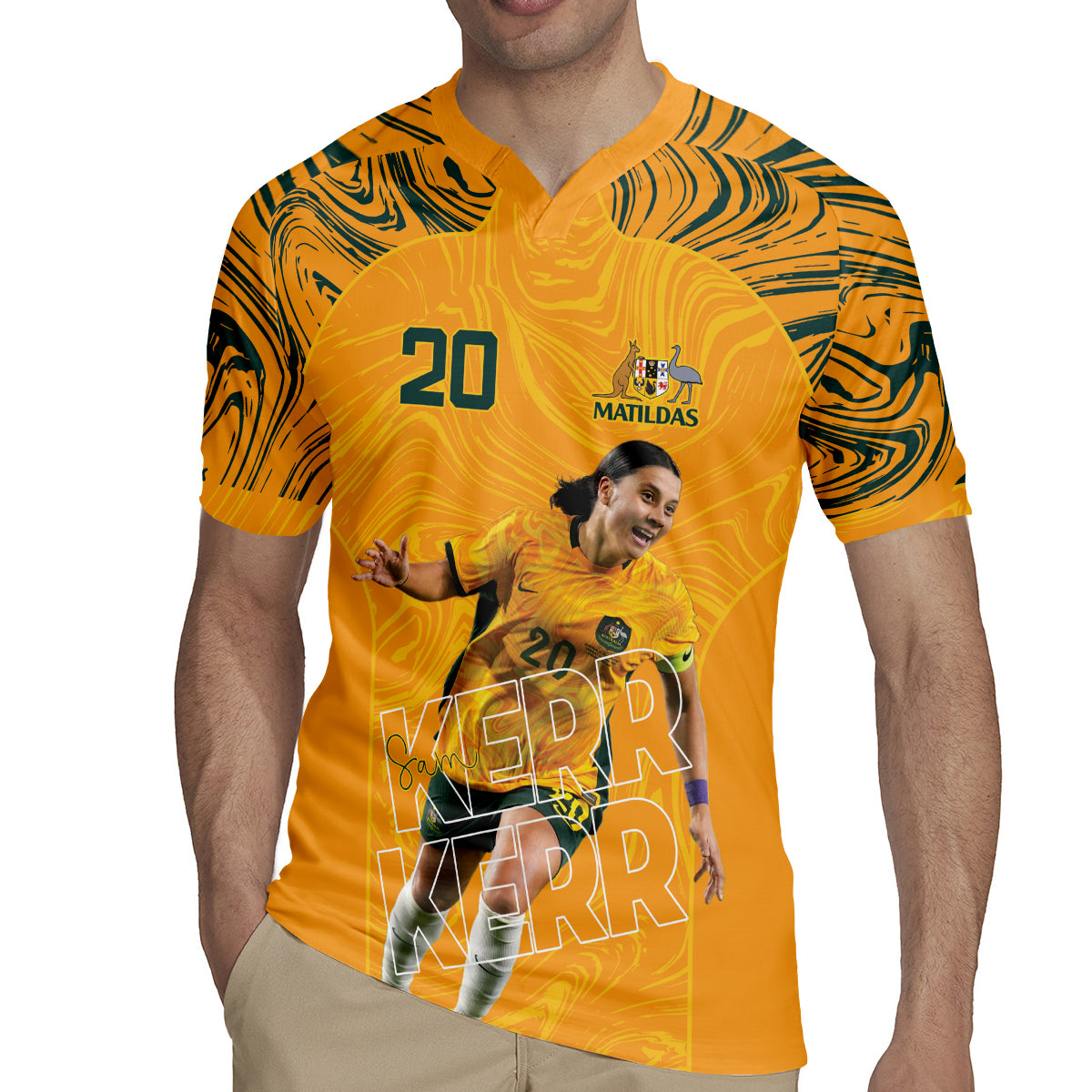 Sam Kerr Australia Matildas Rugby Jersey