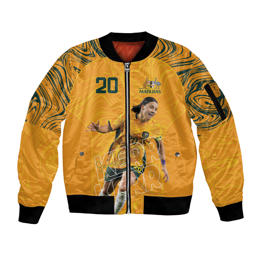 Sam Kerr Australia Matildas Sleeve Zip Bomber Jacket