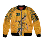 Sam Kerr Australia Matildas Sleeve Zip Bomber Jacket