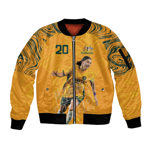 Sam Kerr Australia Matildas Sleeve Zip Bomber Jacket