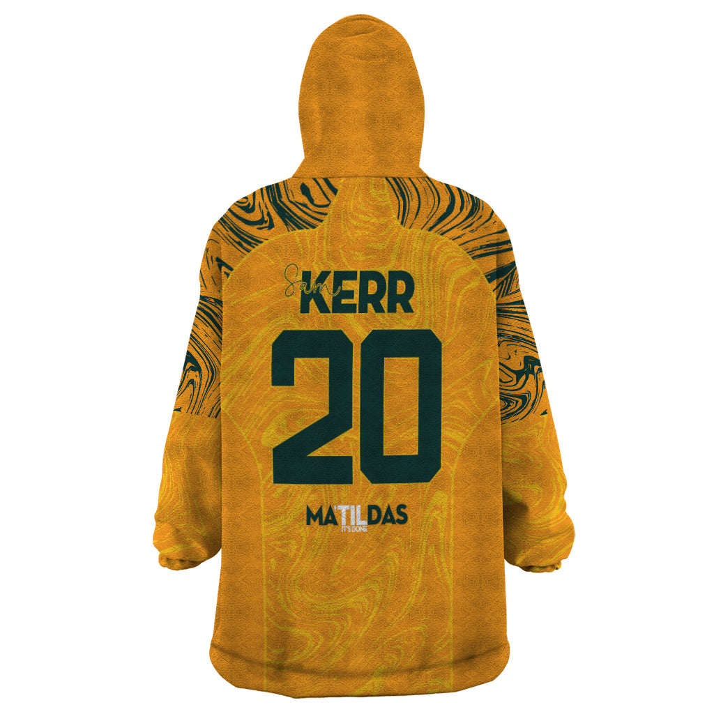 Sam Kerr Australia Matildas Wearable Blanket Hoodie