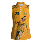Sam Kerr Australia Matildas Women Sleeveless Polo Shirt