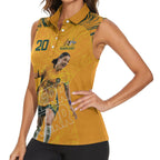 Sam Kerr Australia Matildas Women Sleeveless Polo Shirt