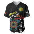 NAIDOC 2024 Indigenous Aboriginal Baseball Jersey The Fire Burns Forever