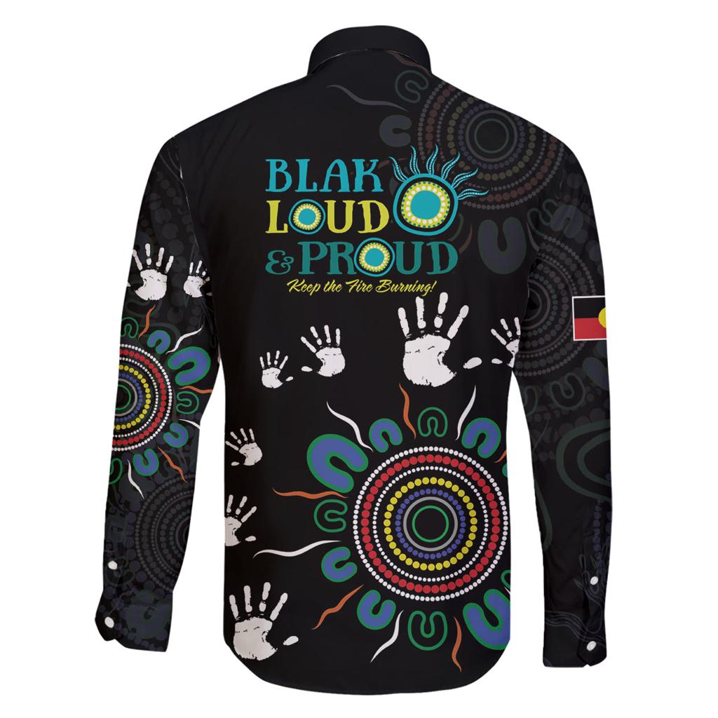 NAIDOC 2024 Indigenous Aboriginal Family Matching Long Sleeve Bodycon Dress and Hawaiian Shirt The Fire Burns Forever