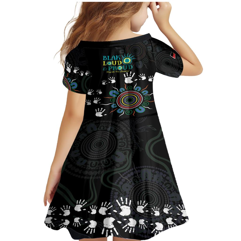 NAIDOC 2024 Indigenous Aboriginal Family Matching Mermaid Dress and Hawaiian Shirt The Fire Burns Forever