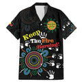 NAIDOC 2024 Indigenous Aboriginal Family Matching Mermaid Dress and Hawaiian Shirt The Fire Burns Forever