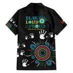 NAIDOC 2024 Indigenous Aboriginal Family Matching Short Sleeve Bodycon Dress and Hawaiian Shirt The Fire Burns Forever