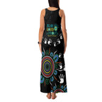 NAIDOC 2024 Indigenous Aboriginal Family Matching Tank Maxi Dress and Hawaiian Shirt The Fire Burns Forever